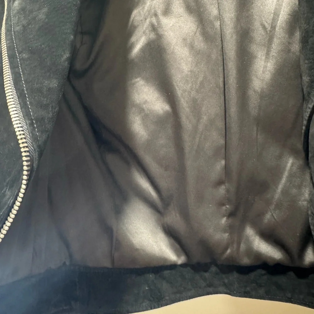 BLANKNYC Black Suede Moto Jacket – 100% Leather – Size XS - Picture 9 of 9
